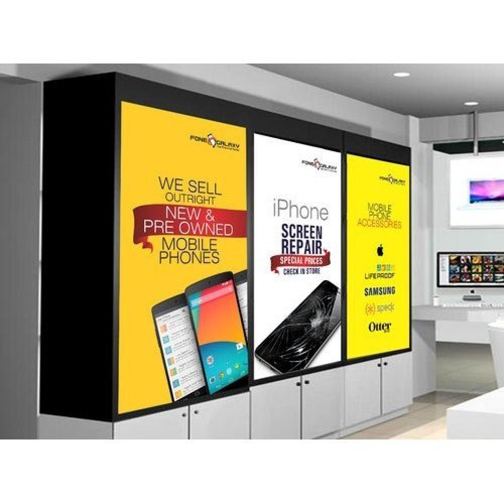 In shop branding