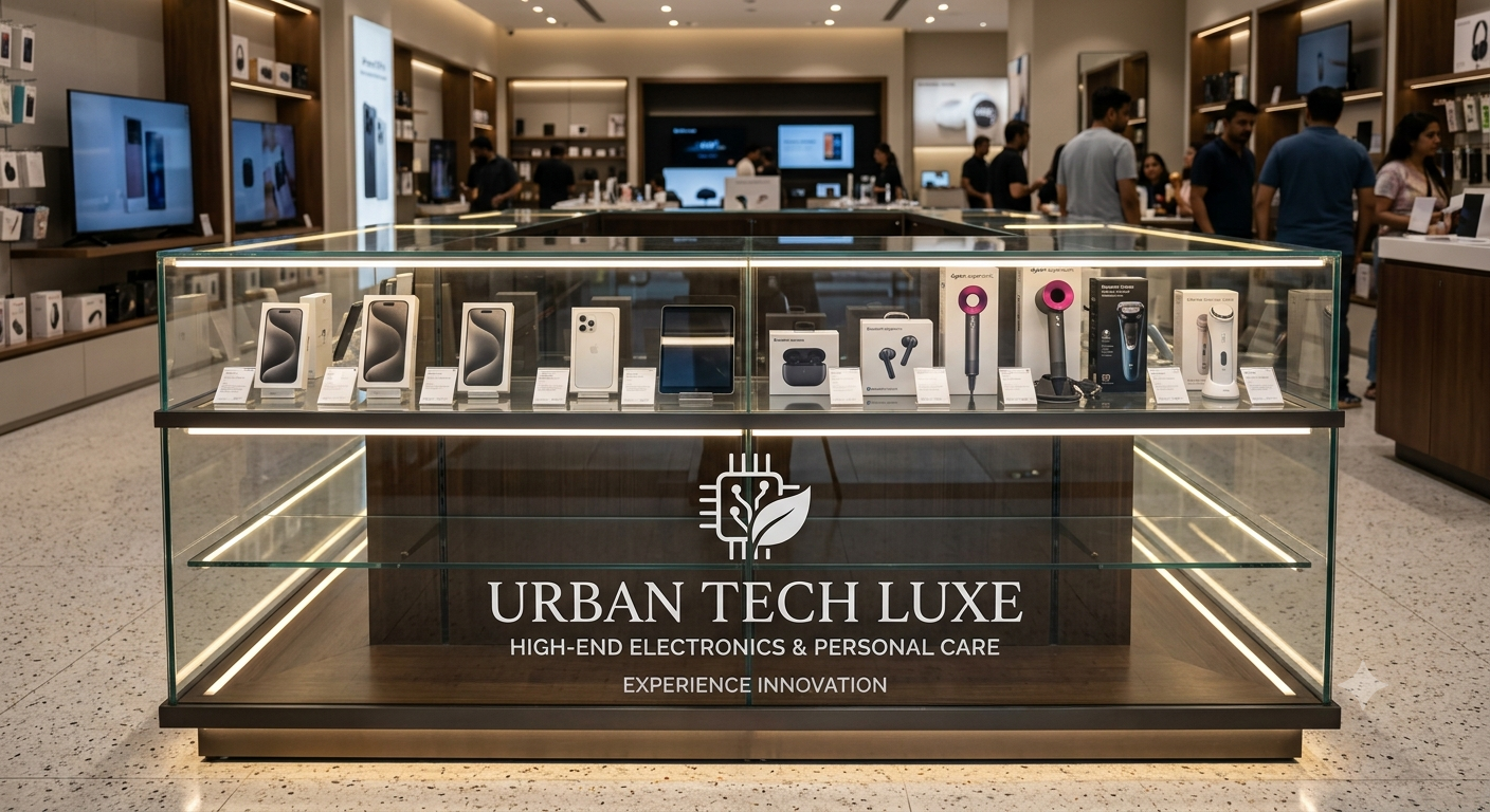 In-shop branding unit inside a store environment