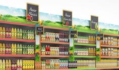 Category management display unit with tiered shelving